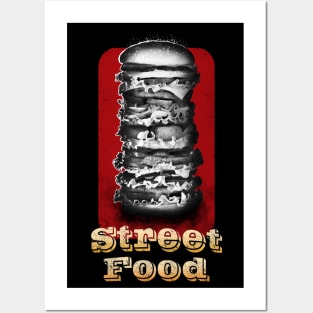 Street food Posters and Art